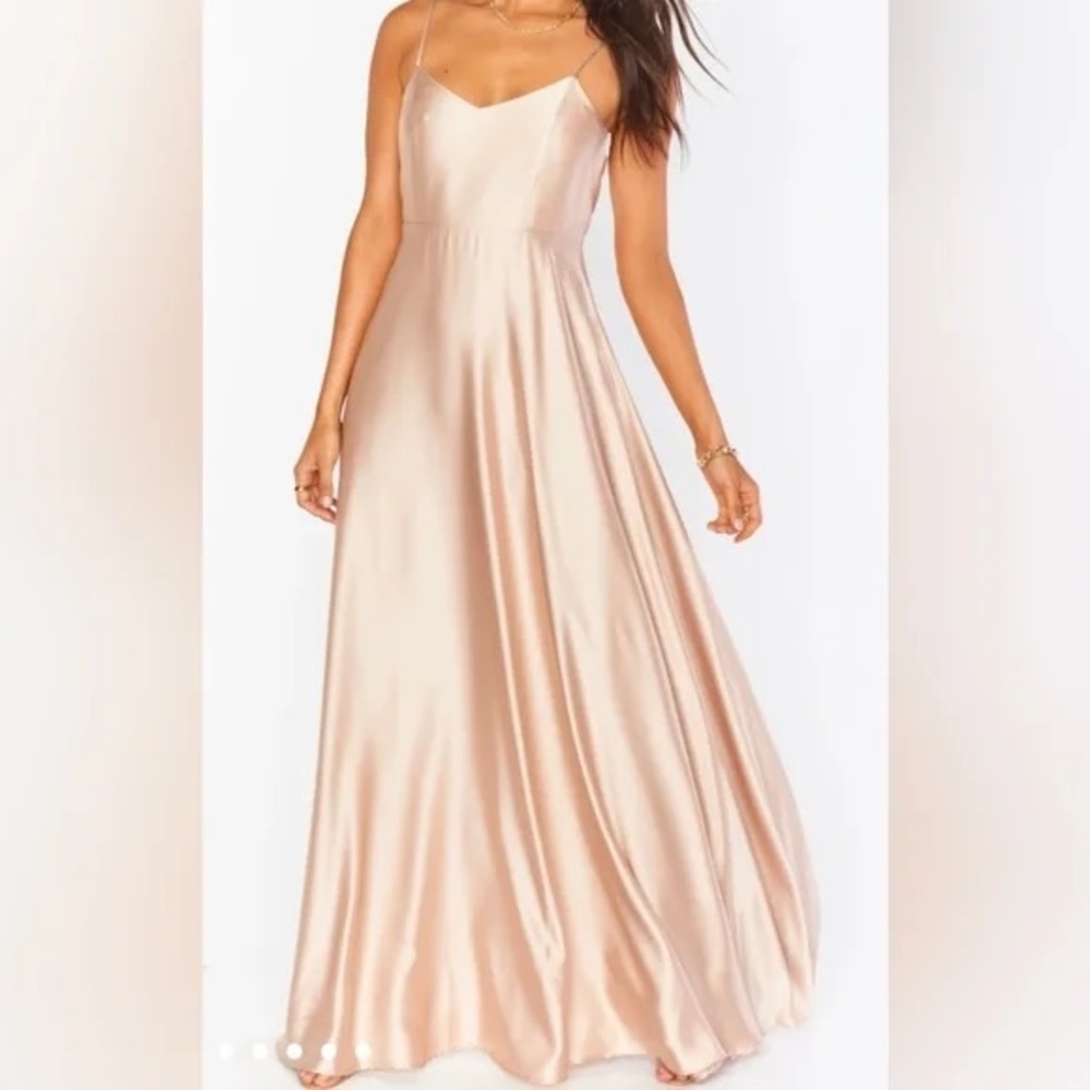 Show Me Your MuMu Blush Maxi Dress